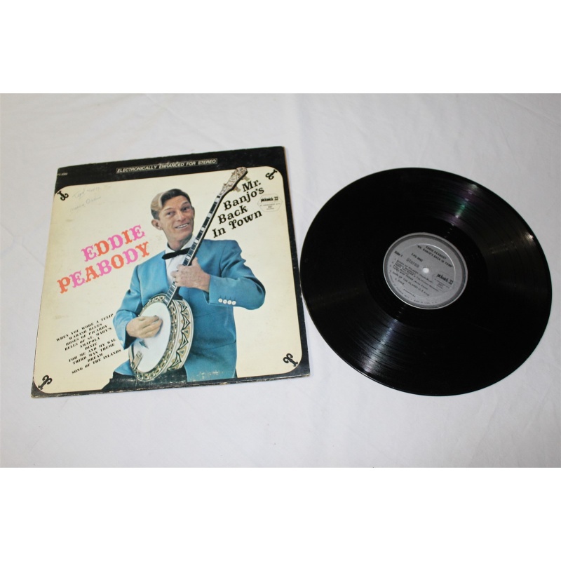 Eddie Peabody Mr. Banjos Back In Town SPC-3082 Vinyl LP, Album, RE