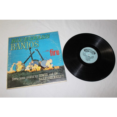 Homer And The Barnstormers Blue Grass Banjos On Fire SF-19500 Vinyl LP, Album