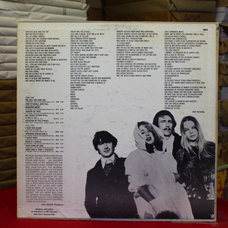 The Mamas & The Papas The Mamas & The Papas DS-50010 Vinyl Vinyl 59-032