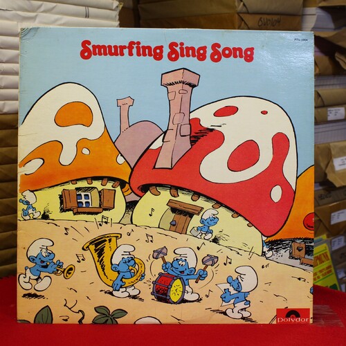 The Smurfs Smurfing Sing Song PTV-1004 Vinyl Vinyl 59-073