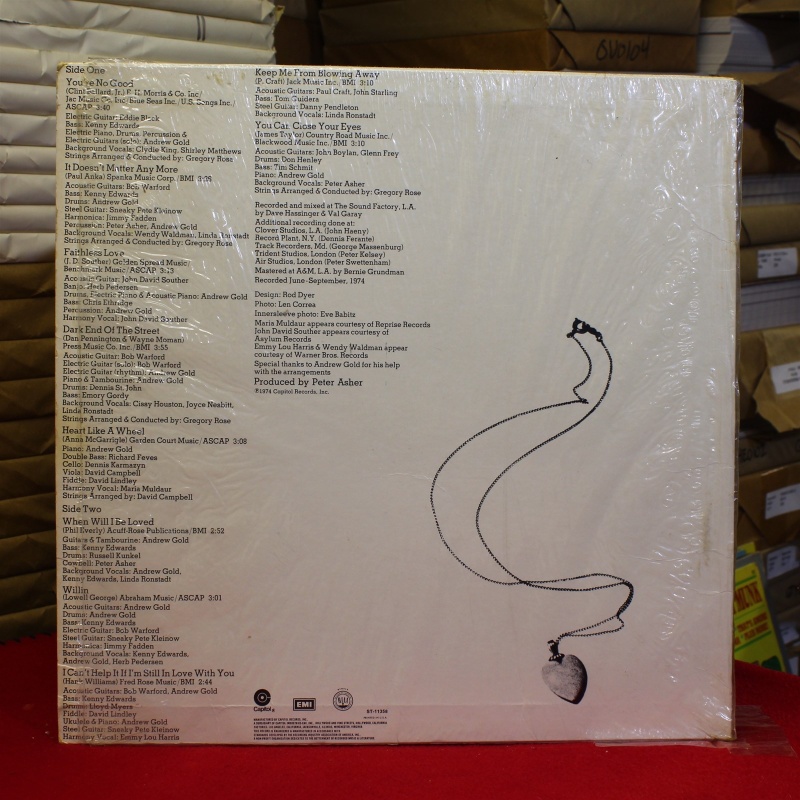 Linda Ronstadt Heart Like A Wheel ST-11358 Vinyl Vinyl 59-077