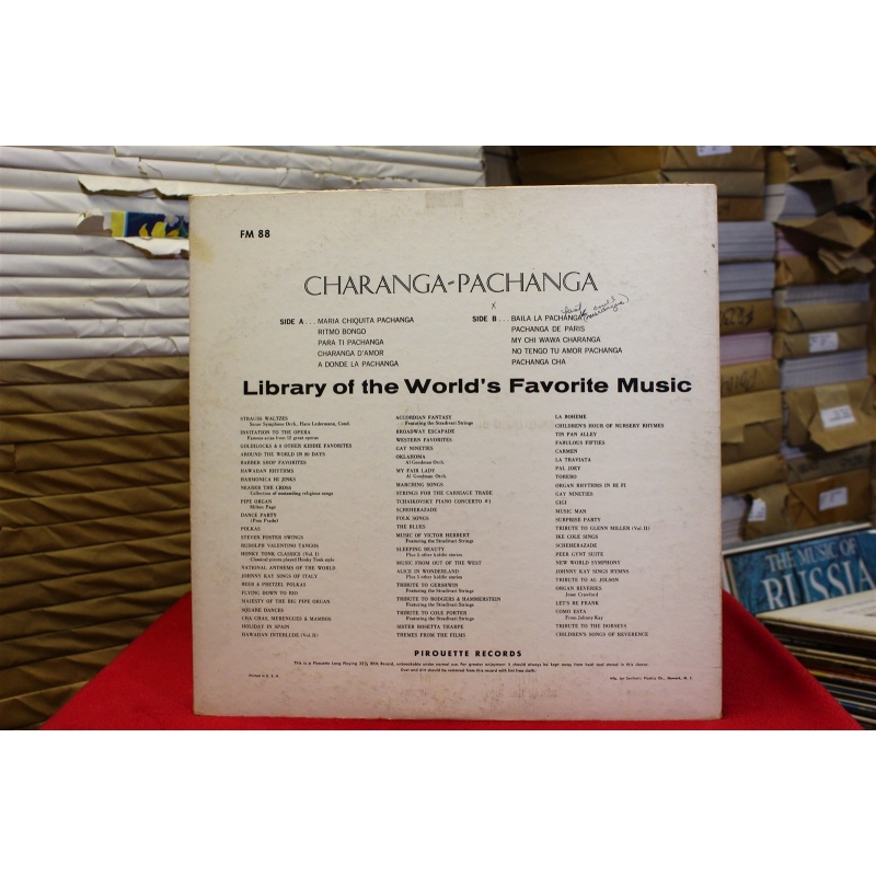 Billie Rodiguez Charanga Pachanga FM 88 Vinyl Vinyl 60-006