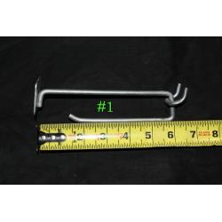 Lot of 66 Heavy Duty 4" Pegboard Scanning Hook With Label Holder #1