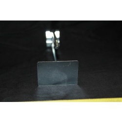 Lot of 80 Heavy Duty 4" Curl Back Crossbar Scanning Hook With Label Holder #2