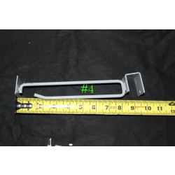 Lot of 27 Extra Heavy Duty 6" Saddle Mount Scanning Hook With Label Holder #4