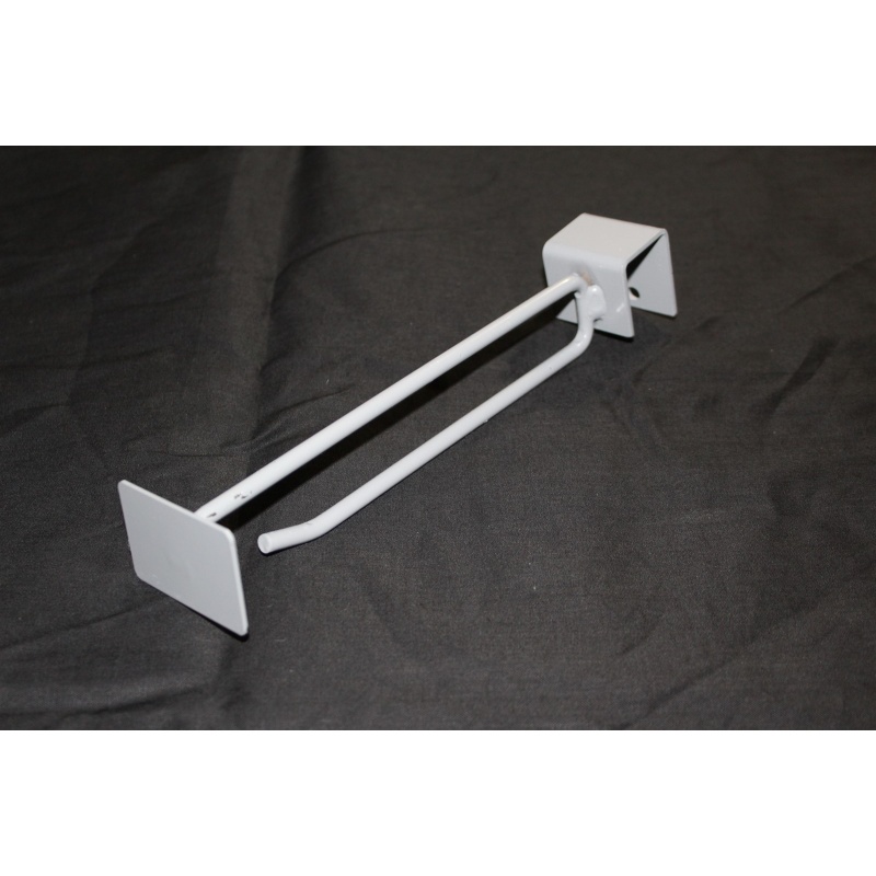 Lot of 27 Extra Heavy Duty 6" Saddle Mount Scanning Hook With Label Holder #4