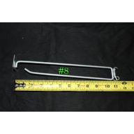 Lot of 36 Heavy Duty 10" Curl Back Scanning Hook With Label Holder #8