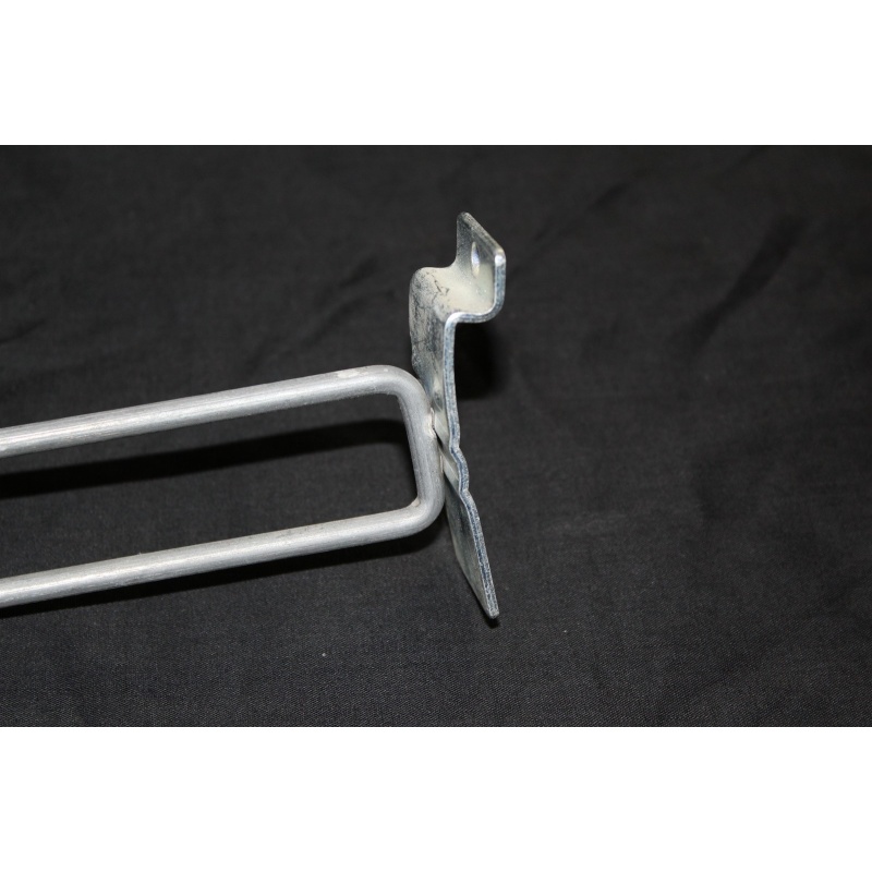 Lot of 100 Heavy Duty 10" Slatwall Scanning Hook With Label Holder #11