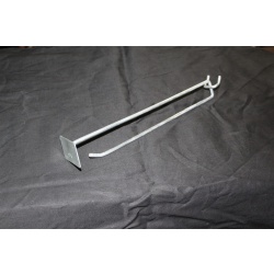 Lot of 100 Heavy Duty 10" Pegboard Scanning Hook With Label Holder #12