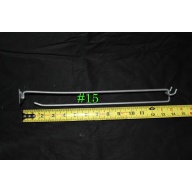 Lot of 100 Heavy Duty 12" Pegboard Scanning Hook With Label Holder #15