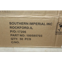 50 Heavy Duty (12" x 0.352" Dia.) Slatwall Faceout Scanning Hook / Label Holder