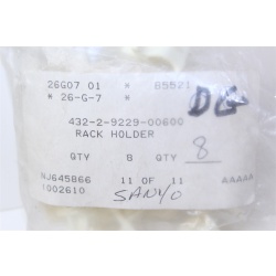 SANYO 432-2-9229-00600 SHELF HOLDER