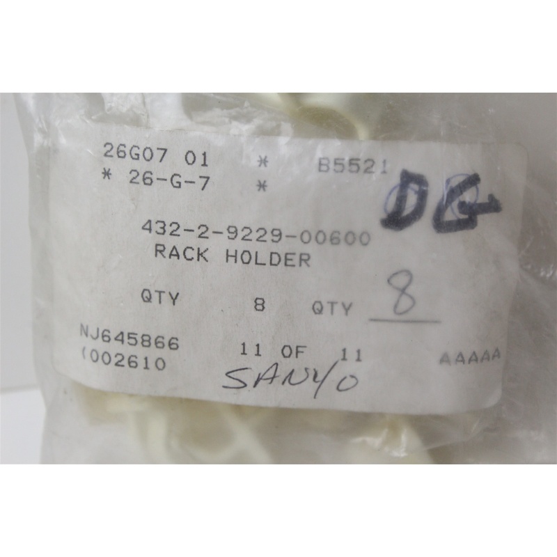 SANYO 432-2-9229-00600 SHELF HOLDER