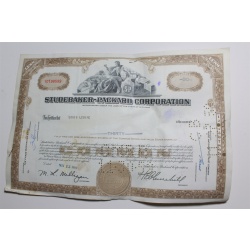 1959 Studebaker-Packard Corporation Stock Certificate 30 Shares Y0198599