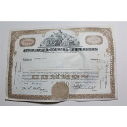 1959 Studebaker-Packard Corporation Stock Certificate 4 Shares Y0201598