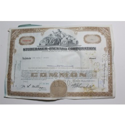 1959 Studebaker-Packard Corporation Stock Certificate 50 Shares Y0188790