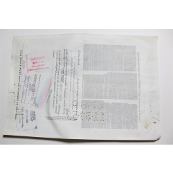 1959 Studebaker-Packard Corporation Stock Certificate 3 Shares Y0191563