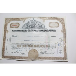 1959 Studebaker-Packard Corporation Stock Certificate 50 Shares Y0199946