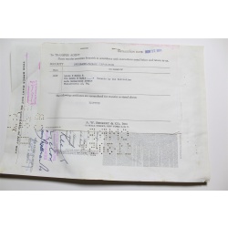 1959 Studebaker-Packard Corporation Stock Certificate 50 Shares Y0197579