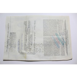 1959 Studebaker-Packard Corporation Stock Certificate 75 Shares Y05042