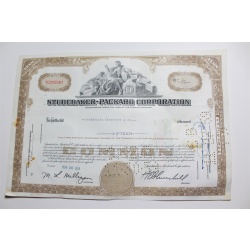 1959 Studebaker-Packard Corporation Stock Certificate 15 Shares Y0200057