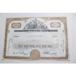 1959 Studebaker-Packard Corporation Stock Certificate 5 Shares Y0194774