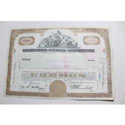 1959 Studebaker-Packard Corporation Stock Certificate 15 Shares Y0198901