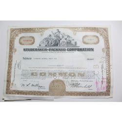1959 Studebaker-Packard Corporation Stock Certificate 8 Shares Y0180789
