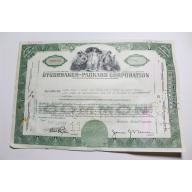 1959 Studebaker-Packard Corporation Stock Certificate 10 Shares Y030992
