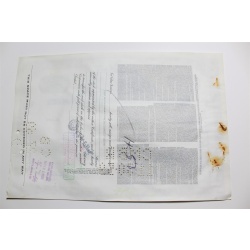 1959 Studebaker-Packard Corporation Stock Certificate 5 Shares Y0201867