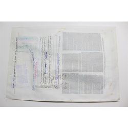 1959 Studebaker-Packard Corporation Stock Certificate 20 Shares Y0175200