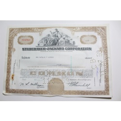 1959 Studebaker-Packard Corporation Stock Certificate 5 Shares Y0187523