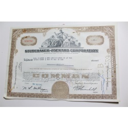 1959 Studebaker-Packard Corporation Stock Certificate 8 Shares Y0197751
