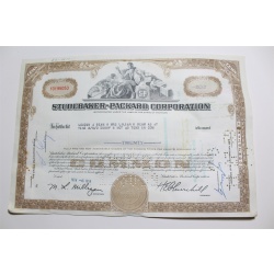 1959 Studebaker-Packard Corporation Stock Certificate 20 Shares Y0195050