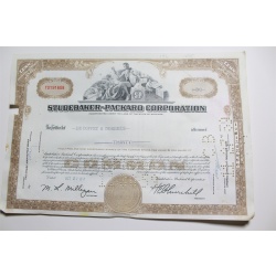 1959 Studebaker-Packard Corporation Stock Certificate 30 Shares Y0191608