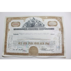 1959 Studebaker-Packard Corporation Stock Certificate 10 Shares Y0150428