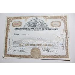 1959 Studebaker-Packard Corporation Stock Certificate 40 Shares Y0196639