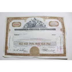 1959 Studebaker-Packard Corporation Stock Certificate 25 Shares Y0155836