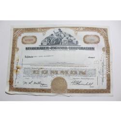 1959 Studebaker-Packard Corporation Stock Certificate 20 Shares Y0155295