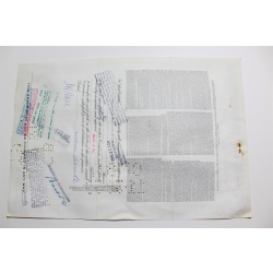 1959 Studebaker-Packard Corporation Stock Certificate 75 Shares Y0191101