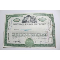 1959 Studebaker-Packard Corporation Stock Certificate 20 Shares P040534