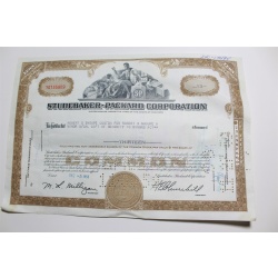 1959 Studebaker-Packard Corporation Stock Certificate 13 Shares Y0155809