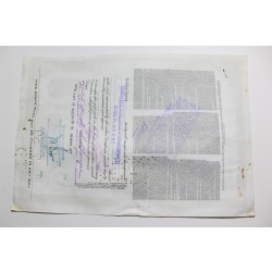 1959 Studebaker-Packard Corporation Stock Certificate 13 Shares Y0155807