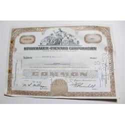 1959 Studebaker-Packard Corporation Stock Certificate 50 Shares Y0195596