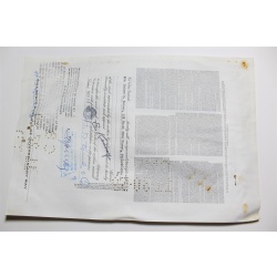 1959 Studebaker-Packard Corporation Stock Certificate 25 Shares Y0201373