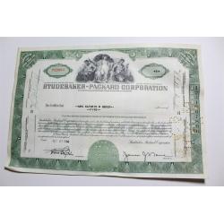 1959 Studebaker-Packard Corporation Stock Certificate 5 Shares P03090