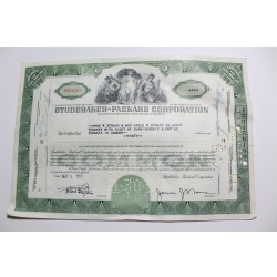 1959 Studebaker-Packard Corporation Stock Certificate 40 Shares P066267