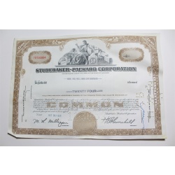 1959 Studebaker-Packard Corporation Stock Certificate 24 Shares Y0192864