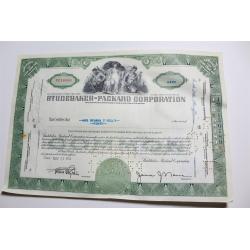 1959 Studebaker-Packard Corporation Stock Certificate 40 Shares P016896