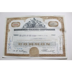 1959 Studebaker-Packard Corporation Stock Certificate 35 Shares Y0165338